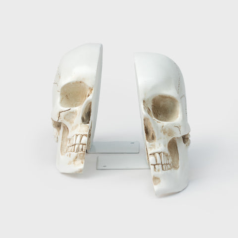 Skull Bookends